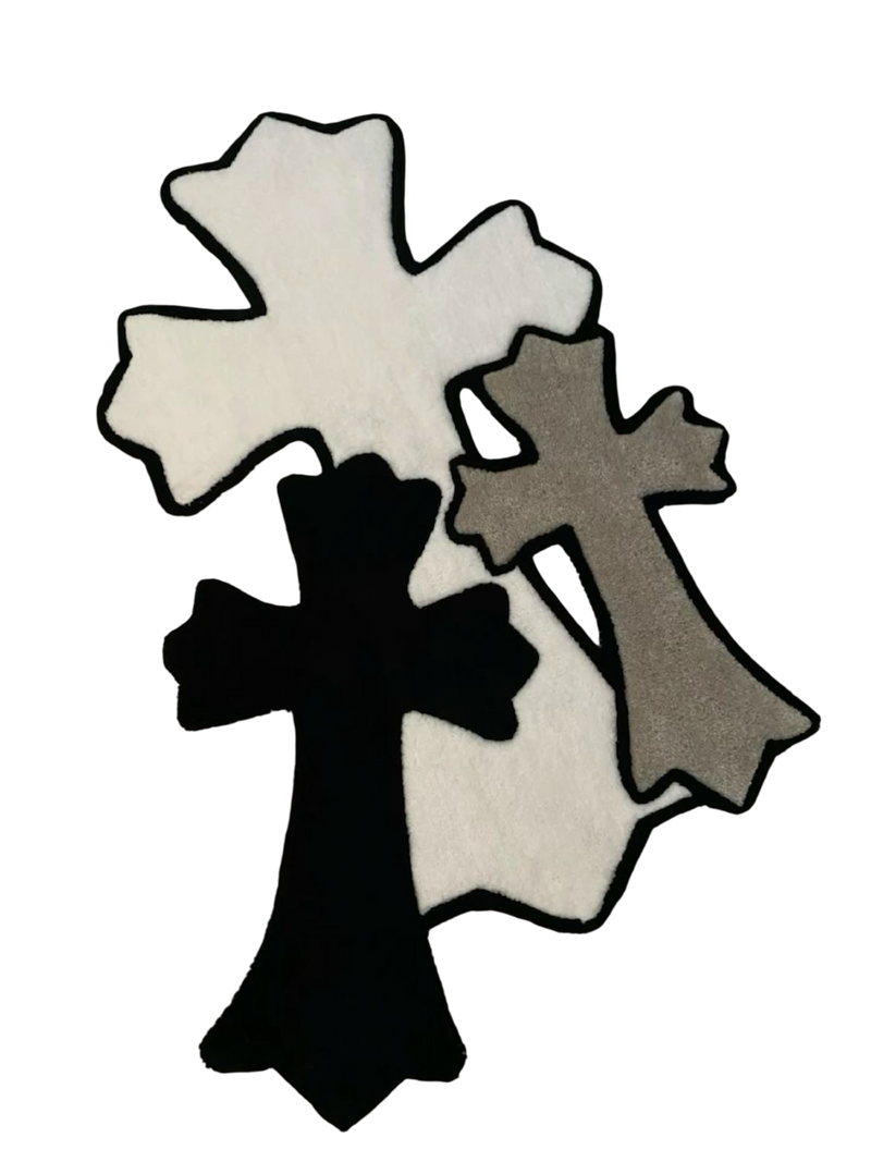 Chrome Heart Cross Rug